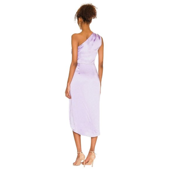 ELLIATT x REVOLVE Cassini Satin Dress in Lilac Small - Picture 2 of 11